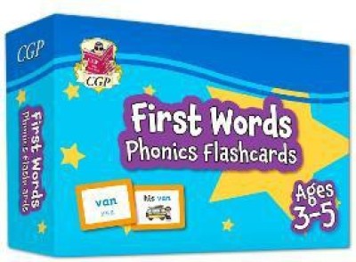 First Words Phonics Flashcards for Ages 3-5(English, Hardcover, CGP Books)