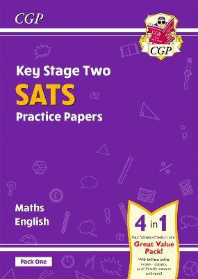 KS2 Maths & English Year 6 SATS Practice Papers: Pack 1 - for 2026 (with free Online Extras)(English, Mixed media product, CGP Books)