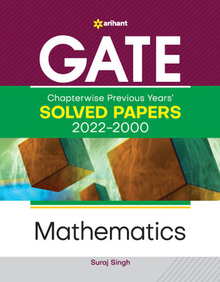 GATE Chapterwise Previous Years Solved Papers (2022-2000) Mathematics(English, Paperback, unknown)