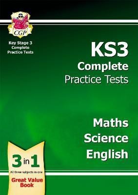 KS3 Complete Practice Tests - Maths, Science & English(English, Paperback, CGP Books)