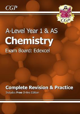 A-Level Chemistry: Edexcel Year 1 & AS Complete Revision & Practice with Online Edition(English, Mixed media product, CGP Books)