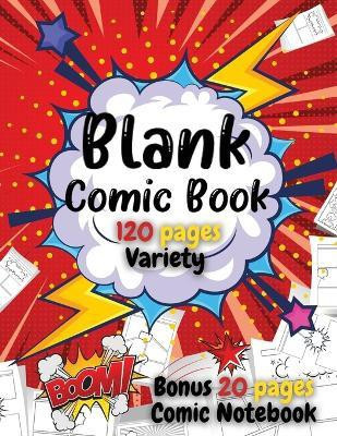 Blank Comic Book For Kids(English, Paperback, Comics Kids Play)