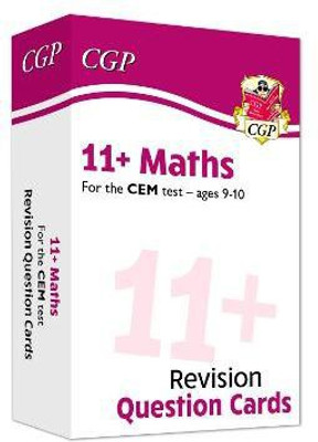 11+ CEM Revision Question Cards: Maths - Ages 9-10(English, Hardcover, CGP Books)