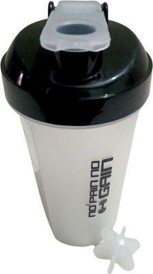 Smiling Cart 700 ml Plastic Shaker(Pack of 1, White)