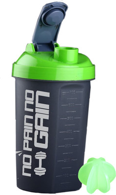 Smiling Cart 700 ml Plastic Shaker(Pack of 1, Green)