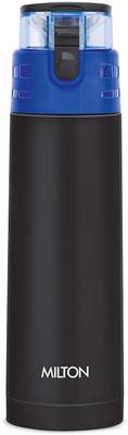 MILTON Atlantis 900 Thermosteel Water Bottle, 750 ml,BLACK 750 ml Sipper