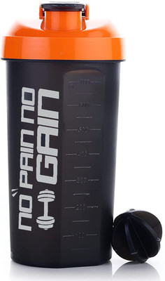 Smiling Cart 700 ml Plastic Shaker(Pack of 1, Black)