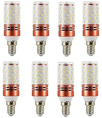 Energia 6 W Basic Decorative E14 LED Bulb(White, Pack of 8)