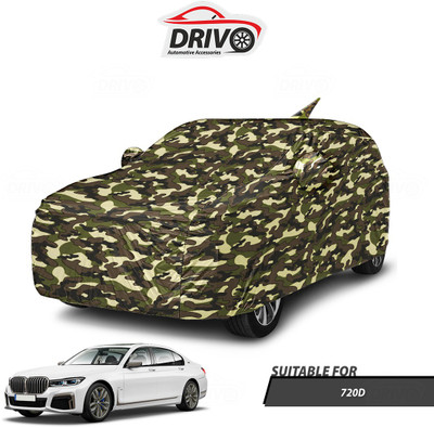 Drivo Car Cover For BMW 720D (With Mirror Pockets)(Beige)