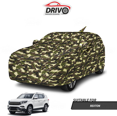 Drivo Car Cover For SsangYong Rexton (With Mirror Pockets)(Beige)