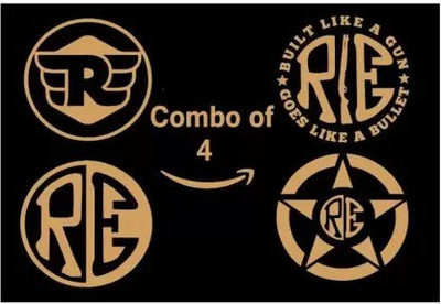 AVSARACHNA Sticker & Decal for Bike(Gold)