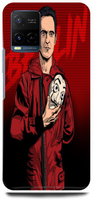 play fast Back Cover for Vivo Y33T, V2146 BERLIN, MONEY, HEIST, ACTOR(Red, Hard Case, Pack of: 1)