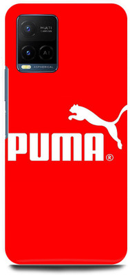 play fast Back Cover for Vivo Y33T, V2146 PUMA, SIGN, LOGO, EMBLEM, DESIGN(Red, Hard Case, Pack of: 1)