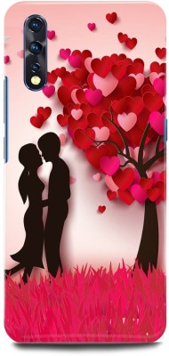 JUGGA Back Cover for vivo Z1x, 1917, LOVE COUPLE, QUITE COUPLE, LOVELY COUPLE,VALENTINE,LOVERS(Pink, Hard Case, Pack of: 1)