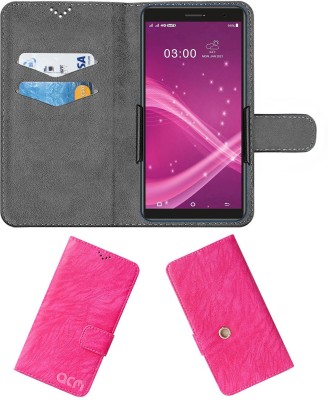 ACM Flip Cover for Maplin Zoom M1(Pink, Cases with Holder, Pack of: 1)