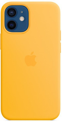 Apple Back Cover for Apple iPhone 12 Mini(Sunflower Case with Magsafe, Silicon)