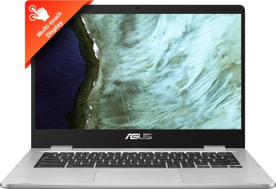 ASUS Chromebook Touch Intel Intel Celeron Dual Core N3350 - (4 GB/64 GB EMMC Storage/Chrome OS) C423NA-BZ0522 Chromebook(14 inch, Silver, 1.34 Kg)