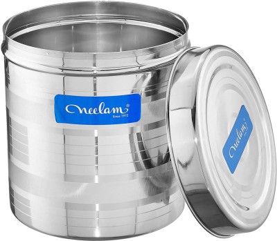 NEELAM Steel Grocery Container  - 12200 ml(Silver)