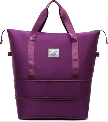deadly (Expandable) Foldable Travel Duffel Bag, Lightweight Carry On Luggage Bag for Women and Men Duffel With Wheels (Strolley)