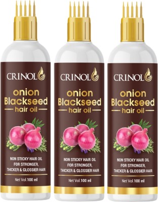 crinol Onion Black Seed Hair Oil Controls Hair Fall Fragrance  Hair Oil(300 ml)