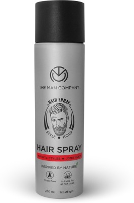 Compare THE MAN COMPANY Long Lasting | Strong Hold | Matte Look | Toxin  Free Hair Spray Price in India - CompareNow