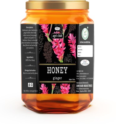 AGRI CLUB Ginger Honey 500gm/17.63oz(500 g)