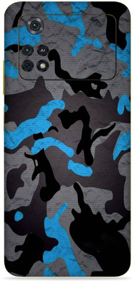 SkinoMania Poco M4 Pro-(4G) Mobile Skin(Camo-Blue)