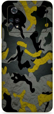 SkinoMania Poco M4 Pro-(4G) Mobile Skin(Multicolor Camo-Yellow)