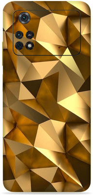 SkinoMania Poco M4 Pro-(4G) Mobile Skin(Golden-Poly)