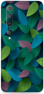 SkinoMania Mi-10-5G Mobile Skin(Multicolor Leafs)
