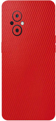 BugguSkin Oppo F21 Pro 5G, OPPO F21 Pro 5G Mobile Skin(Ultra Super Red Carbon Fiber Skin With High Matte Finish.)