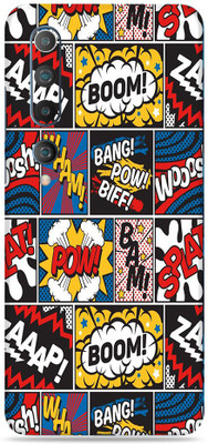 SkinoMania Mi-10-5G Mobile Skin(Multicolor Boom-Sticker)