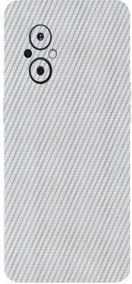 BUGGU Oppo F21 Pro 5G Mobile Skin(Ultra Super Silver Carbon Fiber Skin With High Matte Finish.)