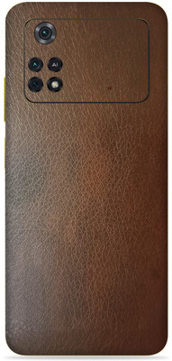 SkinoMania Poco M4 Pro-(4G) Mobile Skin(Leather-Brown)