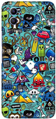 Enlinea Vivo V21e (5G) Mobile Skin(Multi Color Printed Back Skin)