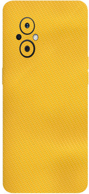 BugguSkin Oppo F21 Pro 5G, OPPO F21 Pro 5G Mobile Skin(Ultra Super Yellow Carbon Fiber Skin With High Matte Finish.)