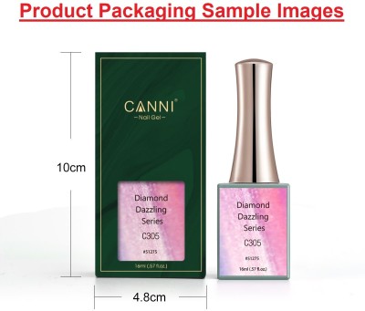 Canni 16ml UV Gel Eye Shadow series UV nail Gel Polish Nail Art Need UV Lamp to Cure C048