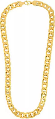 brado jewellery Brado Jewellery Gold plated Daily wear Chain For Boys and Man Gold-plated Plated Alloy, Stainless Steel Chain