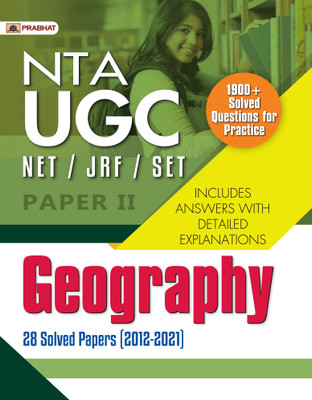 NTA UGC NET/JRF/SET Paper II Geography 28 Solved Papers (2012–2021)(Paperback, Team Prabhat)