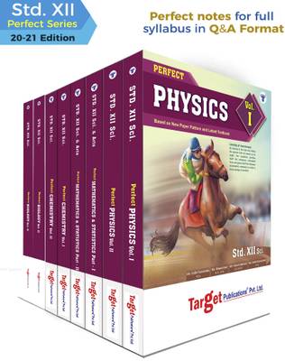 Std 12 Books - Physics, Chemistry, Maths And Biology | PCMB | Science | Perfect Notes | HSC Maharashtra State Board | Based On The Std 12th New Syllabus Of 2020 - 2021 | Set Of 8 Books  (Paperback, Content Team at Target Publications)