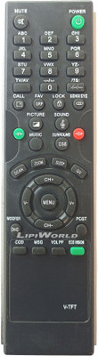 LipiWorld V-TFT Led Lcd TV Remote Control Compatible for  VIDEOCON TV Remote Controller(Black)