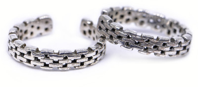 jsaj BAND TOERING Silver Silver Plated Toe Ring