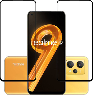 MobileBukket Edge To Edge Tempered Glass for Realme 9 4G(Pack of 2)