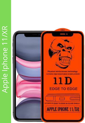 Pandaco Edge To Edge Tempered Glass for Apple Iphone- XR / 11(Pack of 1)