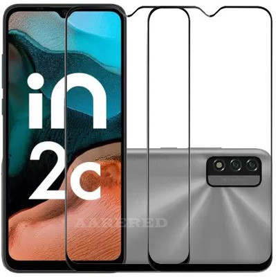 AARERED Edge To Edge Tempered Glass for Micromax In 2c(Pack of 2)