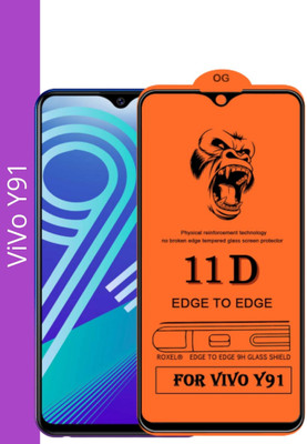 NEASH Edge To Edge Tempered Glass for ViVo Y91(Pack of 1)