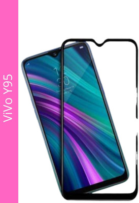 Pandaco Edge To Edge Tempered Glass for Vivo Y95(Pack of 1)
