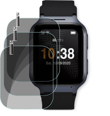 XAZE Screen Guard for TCL MoveTime MT43A Smartwatch(Pack of 3)