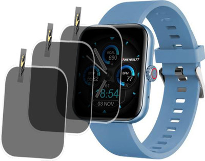 zeyxez Screen Guard for FIRE-BOLTT UNISEX AI SMARTWATCH(Pack of 3)