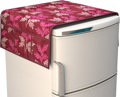 LAPHINO Refrigerator  Cover(Width: 99 cm, PINK)